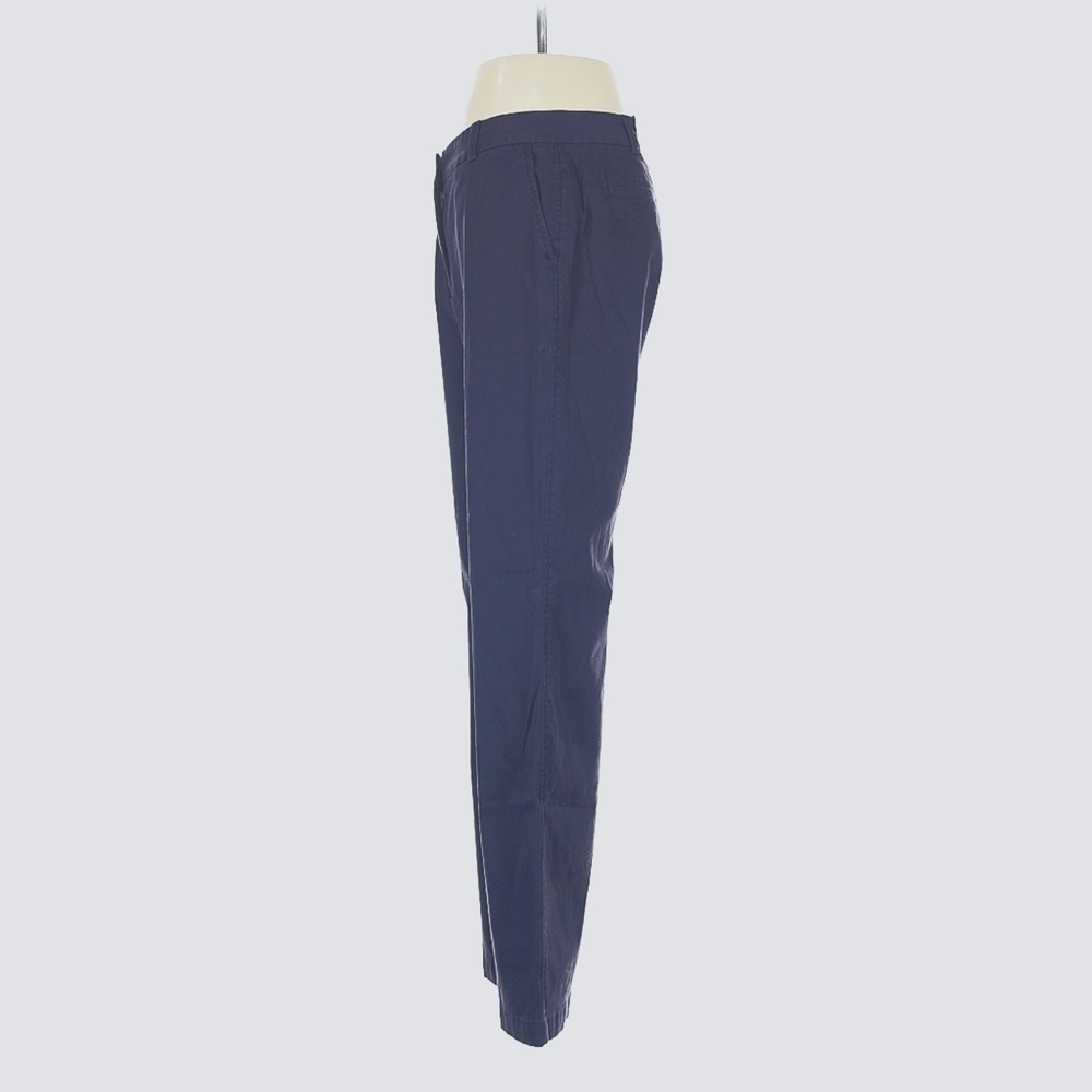 Lands’ End Mid Rise Trouser Pants in Navy | Size 8 | NWT - Picture 4 of 8